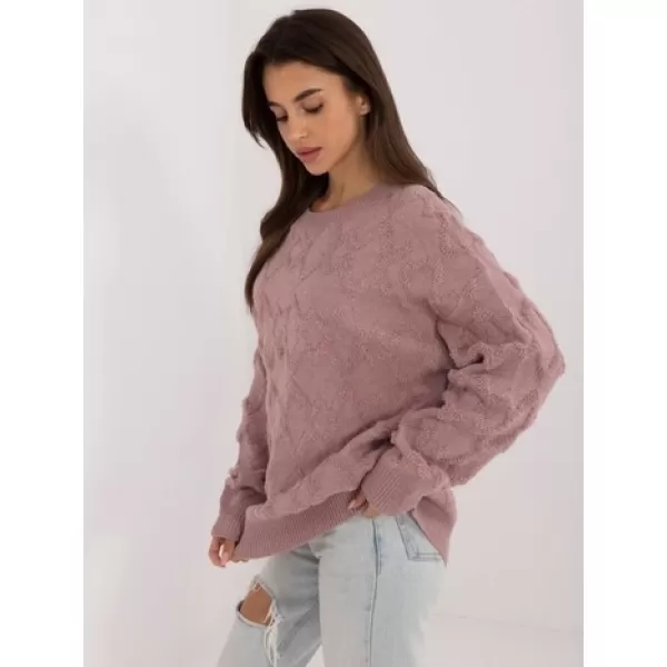  Dámský svetr WOOL FASHION ITALIA AT-SW-2361.61 BRIGHT PURPLE 