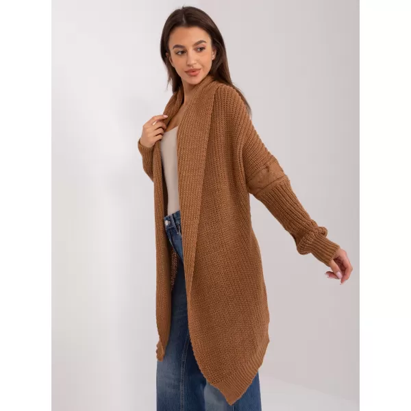  Dámský kardigan OCH BELLA TW-SW-BI-305.99P BROWN 