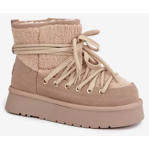  Dámské sněhule D&A GR62-6021 BEIGE 