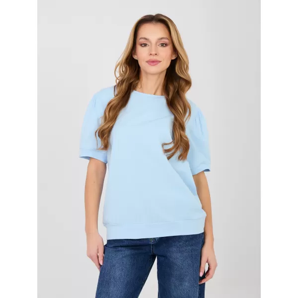  Dámské triko RUE PARIS RV-BZ-A1184.21 LIGHT BLUE 