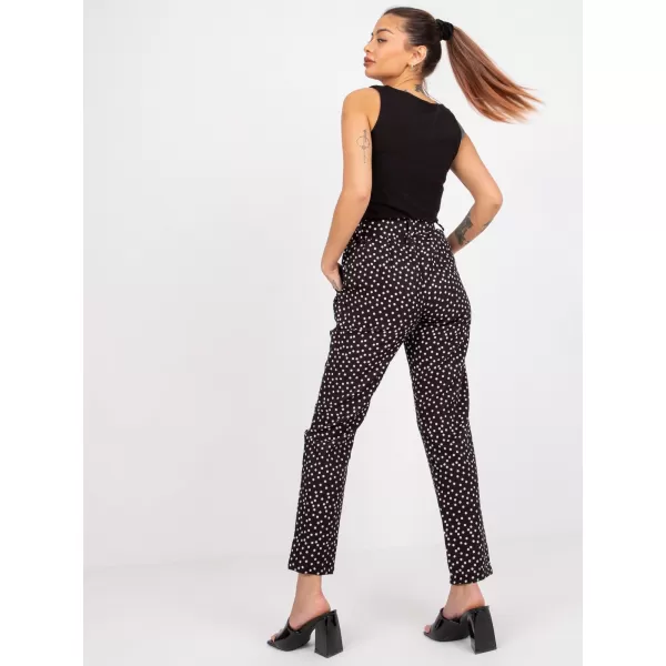  Dámské kalhoty ITALY MODA DHJ-SP-12787.07P NOIRE 