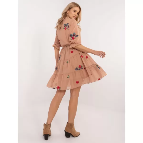  Dámské šaty LAKERTA LK-SK-509768.34 CAMEL 
