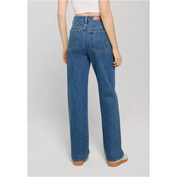  Dámské kalhoty URBAN CLASSICS TB8142 MID DEEP BLUE WASHED 