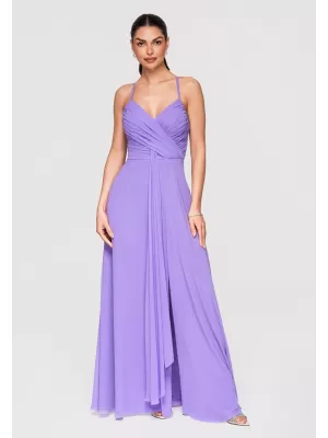 Dámské šaty LARICA LA-OM-DLR310 VIOLET