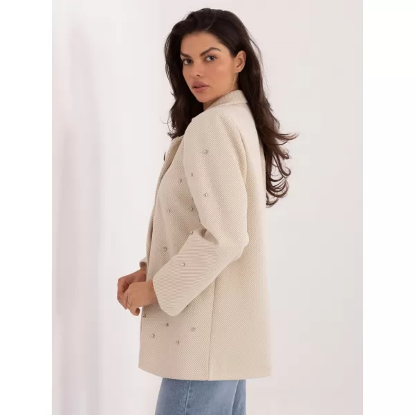  Dámské sako ITALY MODA IT-MA-18365.97 LIGHT BEIGE 