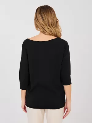 Dámská halenka RUE PARIS RV-BZ-A1187.36 BLACK
