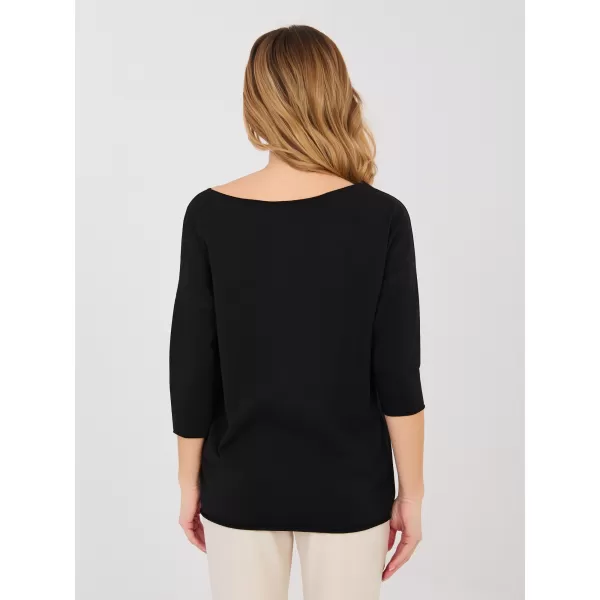 Dámská halenka RUE PARIS RV-BZ-A1187.36 BLACK 