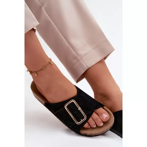  Dámské pantofle BOTO 26SD21-100 BLACK 