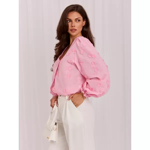  Dámská košile LAKERTA LK-KS-510266.87 BRIGHT PINK 