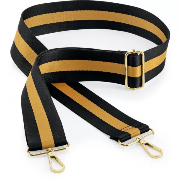  Popruh na tašku BagBase | BG 765 BLACK/MUSTARD 