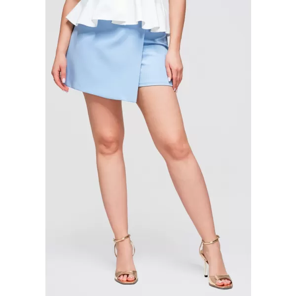  Dámské kraťasy OMBRE OW-ST-E0008 LIGHT BLUE 