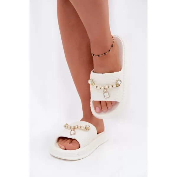  Dámské pantofle BOTO 56160 WHITE 