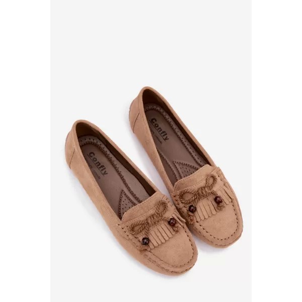  Dámské mokasíny BOTO W2515 TAUPE 