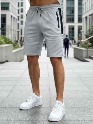 Pánské kraťasy DSTREET SVĚTLE ŠEDÁ