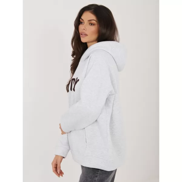  Dámská mikina RUE PARIS RV-BL-A1082.24 LIGHT GREY 