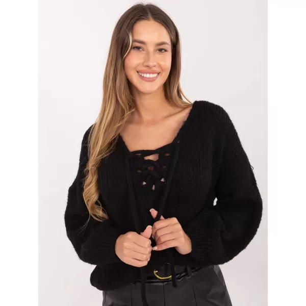  Dámský svetr ITALY MODA MI-SW-0919.18 NOIRE 