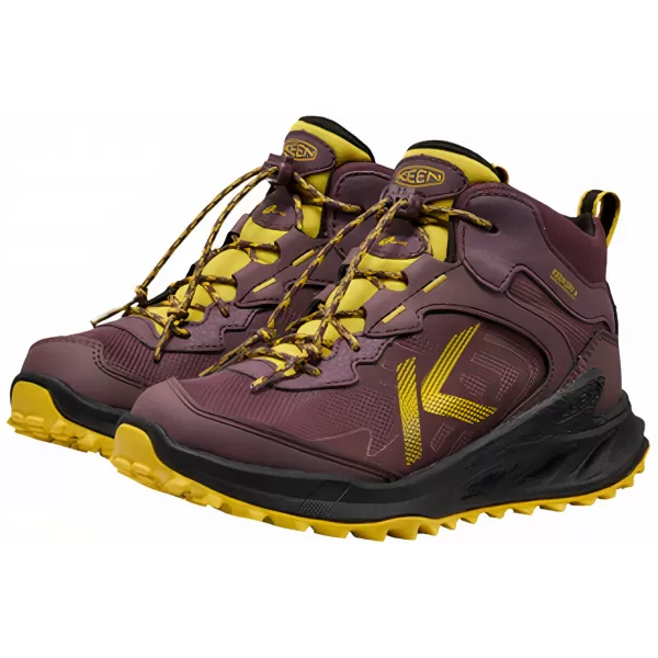  Dětské boty KEEN ZIONIC MID WP CHILDREN HUCKLEBERRY/MANGO MINT 