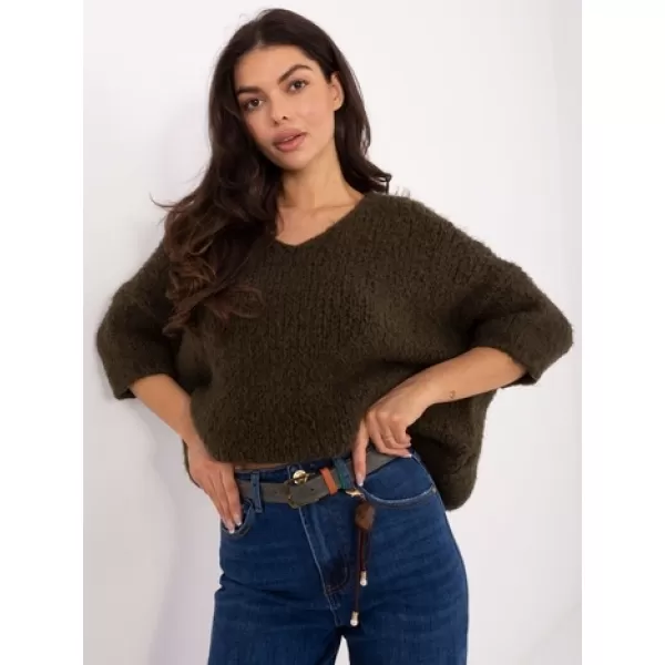  Dámský svetr ITALY MODA IT-SW-7703.70 KHAKI 