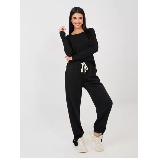  Dámské kalhoty ITALY MODA MI-SP-P6845.68 BLACK 