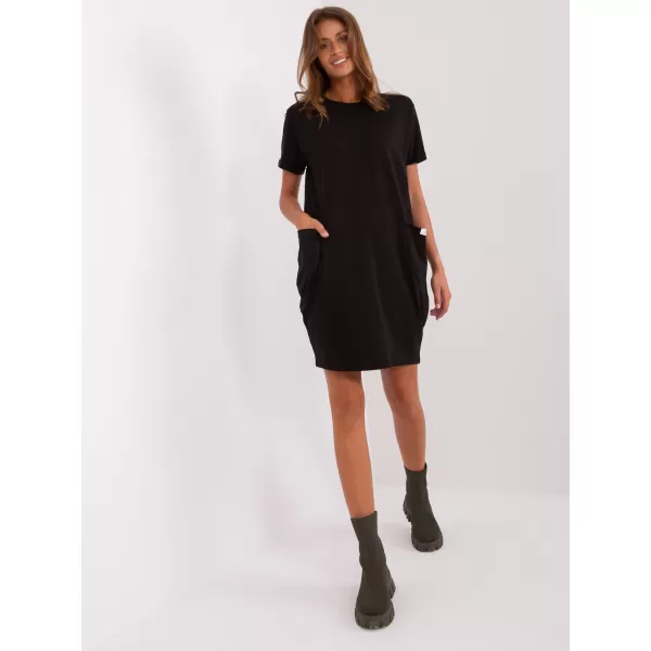  Dámské šaty RUE PARIS RV-SK-8724-1.91 BLACK 