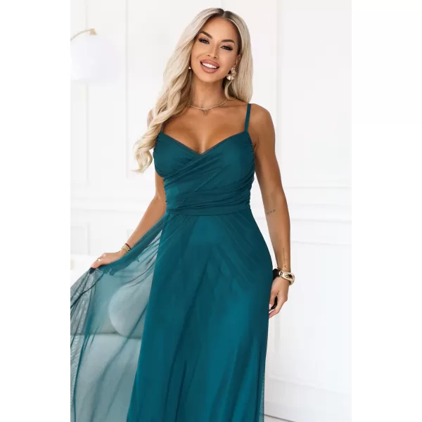  Dámské šaty NUMOCO 681-1 ZELENÁ 