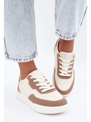 Dámské tenisky BIG STAR SHOES UU274275 WHITE/BEIGE