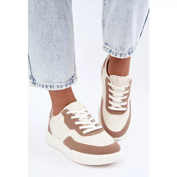  Dámské tenisky BIG STAR SHOES UU274275 WHITE/BEIGE 