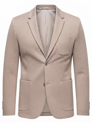 Pánské sako OMBRE M171 DARK BEIGE