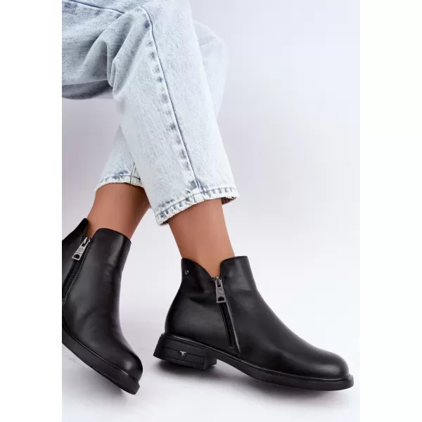  Dámské kotníkové boty VINCEZA 133112 BLACK 