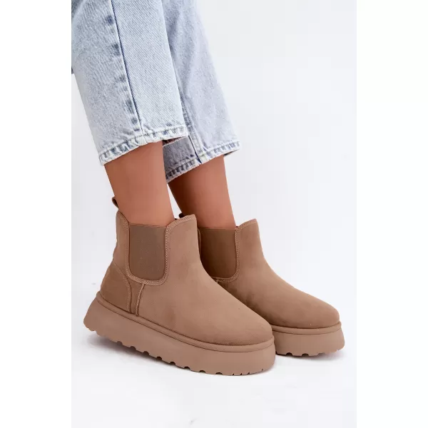  Dámské sněhule BIG STAR SHOES UU274173 BEIGE 