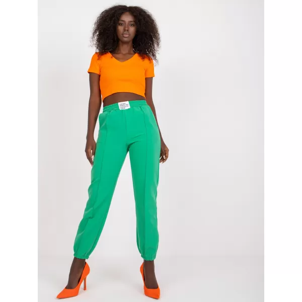  Dámské kalhoty ITALY MODA DHJ-SP-15832.64 GREEN 