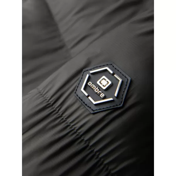  Pánská zimní bunda OMBRE OM-JALJ-0263 DARK OLIVE 
