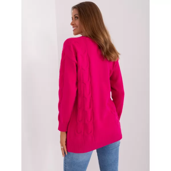  Dámský svetr WOOL FASHION ITALIA AT-SW-2241.36P FUCHSIA 