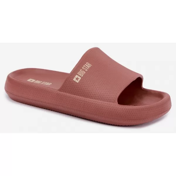  Dámské pantofle BIG STAR SHOES UU274088 SHADES OF RED 