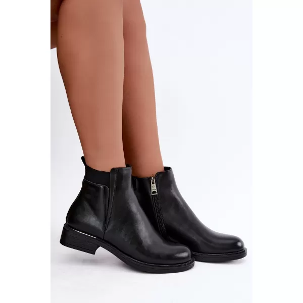  Dámské kotníkové boty VINCEZA 58690 BLACK 