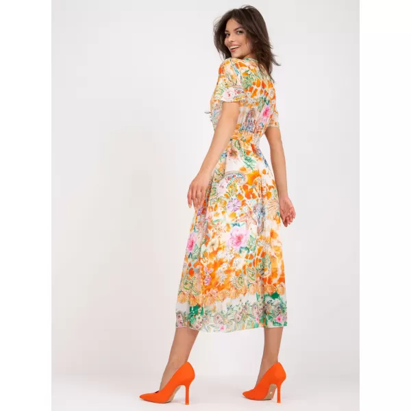  Dámské šaty ITALY MODA DHJ-SK-15967-1.01P ORANGE 