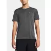 Pánské triko UNDER ARMOUR LAUNCH CAMO SHORTSLEEVE 1386681-025 ŠEDÁ