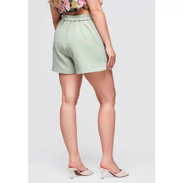  Dámské kraťasy OMBRE OW-ST-E0009 LIGHT GREEN 