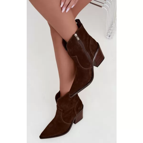  Dámské kozačky BIG STAR SHOES SS274473 HNĚDÁ 