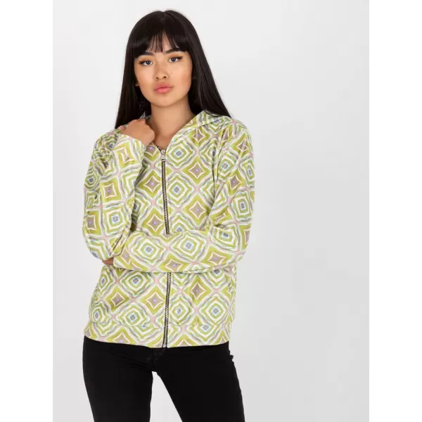  Dámská mikina RUE PARIS RV-BL-8187.28 LIME 