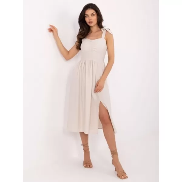  Dámské šaty ITALY MODA MI-SK-A1830.69 BEIGE 