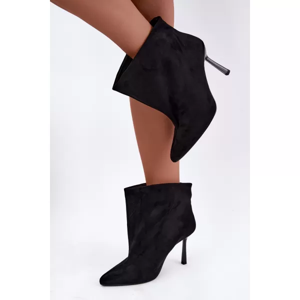  Dámské kotníkové boty BOTO C-420/CS070 BLACK 