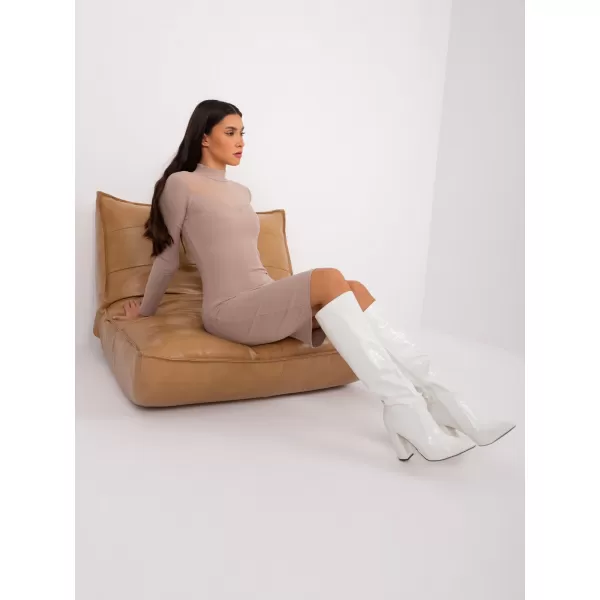  Dámské šaty BASIC FEEL GOOD RV-SK-9216.06P DARK BEIGE 