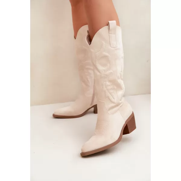  Dámské kozačky BOTO 7689A BEIGE 