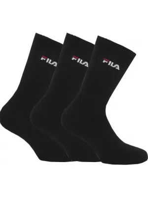 Ponožky FILA F9575 SOCKS 3-PACK ČERNÁ