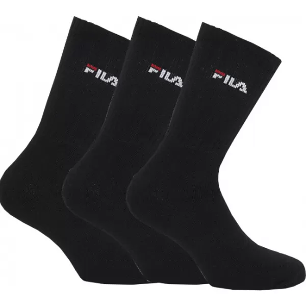  Ponožky FILA F9575 SOCKS 3-PACK ČERNÁ 