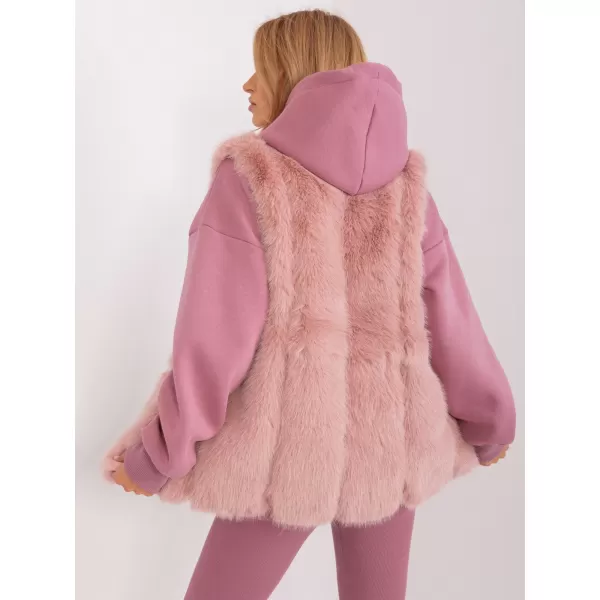  Dámská vesta WOOL FASHION ITALIA AT-KZ-2368.00P BRIGHT PINK 