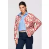 Dámská bunda LARICA OW-JALP-0127 ROSE/BEIGE
