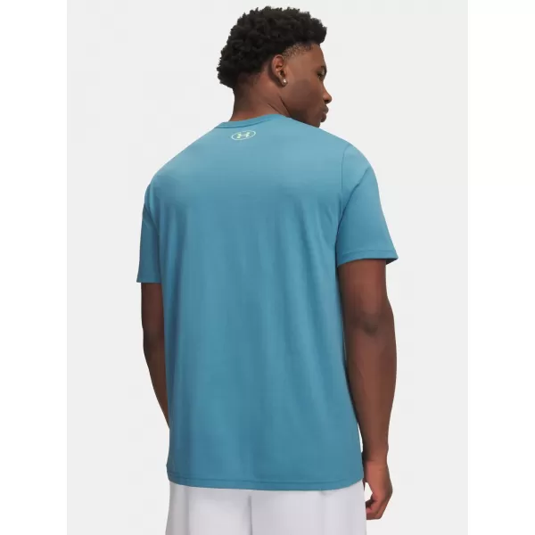  Pánské triko UNDER ARMOUR TEAM ISSUE WORDMARK SS 1329582-466 MODRÁ 