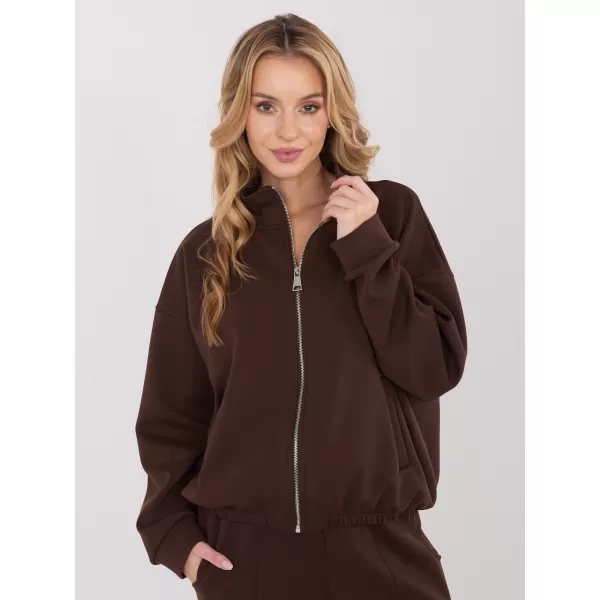  Dámská mikina FACTORY PRICE SM-BL-A1562.33 DARK BROWN 